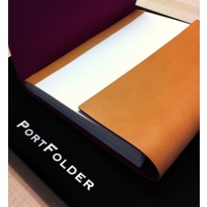    Mit Fächermappe und Lederklappe wird  PortPure zu PortFolder 