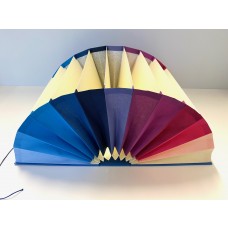 Fächermappe, Farbspiel blau-lila